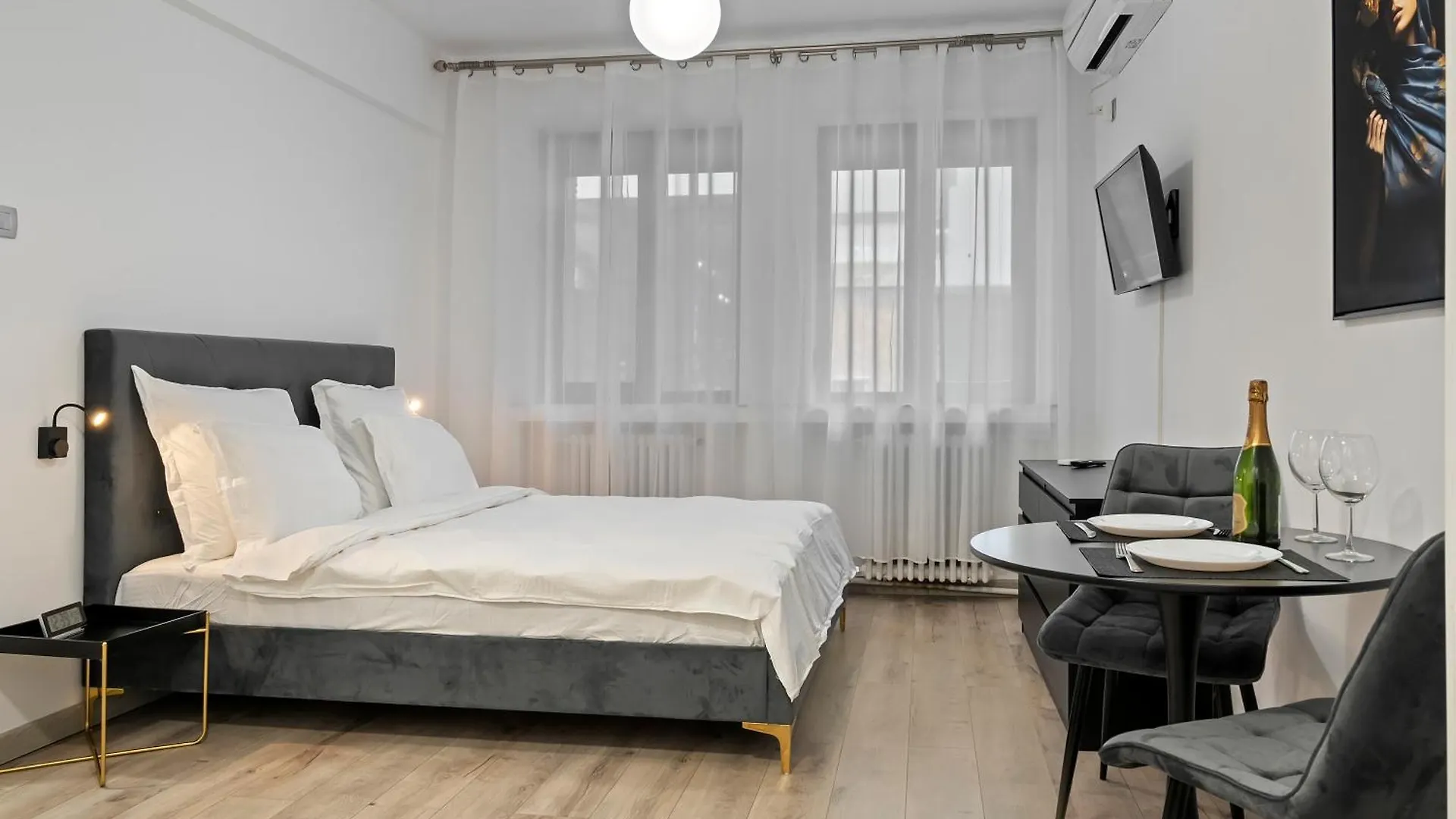 Brand New Studio Cismigiu Park Cti بوخارست رومانيا